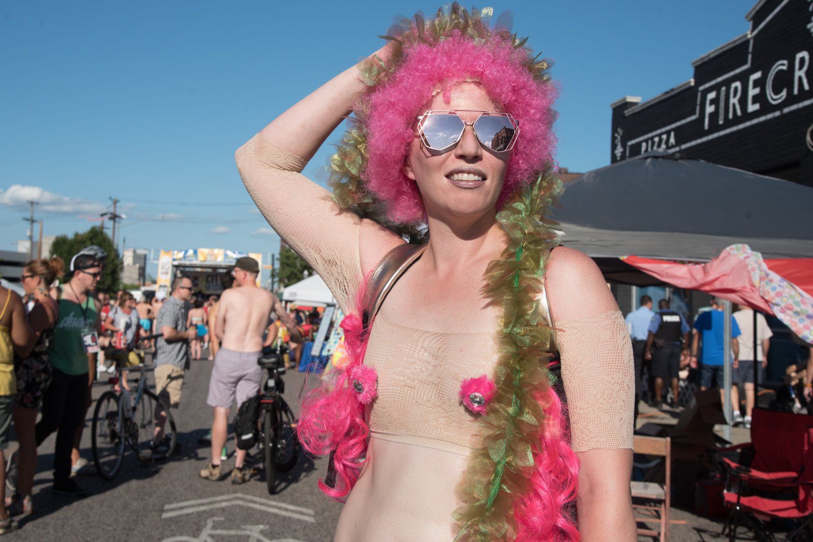 2017 World Naked Bike Ride in St. Louis